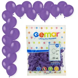 balony-a50-pastel-fioletowy-gemar-5-20-szt