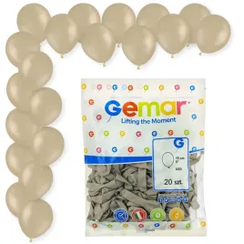balony-a50-pastel-kawowy-latte-gemar-5-20-szt
