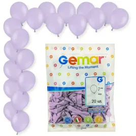 balony-a50-pastel-liliowy-gemar-5-20-szt