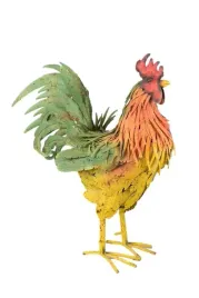 metalowy-kogut-figura-ogrodowa-kolorowy-kogut