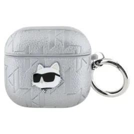 etui-airpods-4-karl-lagerfeld-monogram-choupette-srebrne