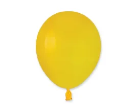 balony-zolte-pastelowe-scianka-yellow-basic-002-gemar-8-20cm-100szt