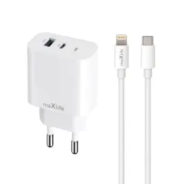maxlife-ladowarka-sieciowa-pd-qc-mxtc-06-1x-usb-c-1x-usb-20w-biala-kabel