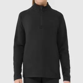 bluza-termoaktywna-dziecieca-4f-bielizna-drapana-sportowa-czarna-146-152