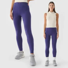legginsy-damskie-4f-sportowe-bawelniane-elastyczne-slim-fit-granatowe-m