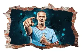 naklejki-na-sciane-erling-haaland-man-city-fototapeta-3d-dziura-115x75-2