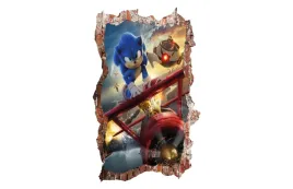 naklejki-na-sciane-sonic-jezyk-bajka-115x75-cm