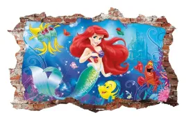 naklejki-na-sciane-ariel-arielka-syrenka-115x75cm