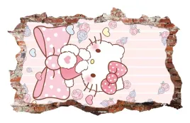 naklejki-na-sciane-hello-kitty-kotek-fototapeta-3d-dziura-115x75-cm-5