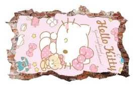 naklejki-na-sciane-hello-kitty-kotek-fototapeta-3d-dziura-70x46-cm-5