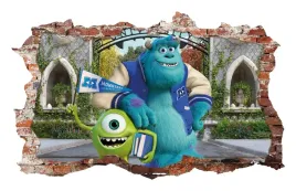 naklejki-na-sciane-uniwersytet-potworny-mike-wazowski-fototapeta-3d-115x75