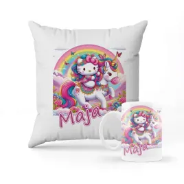 zestaw-poduszka-kubek-prezent-dla-dziecka-hello-kitty-unicorn-imie-3