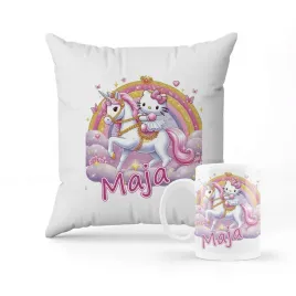 zestaw-poduszka-kubek-prezent-dla-dziecka-hello-kitty-unicorn-imie-2