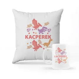zestaw-poduszka-kubek-prezent-dla-dziecka-dinozaury-t-rex-imie