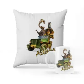 zestaw-poduszka-kubek-madagaskar-imie