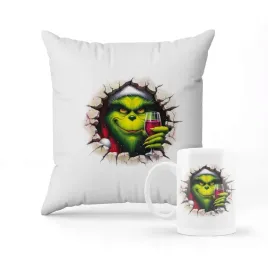 zestaw-poduszka-kubek-grinch-z-kieliszkiem-smieszny-wzor-imie