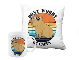 zestaw-poduszka-kubek-prezent-kapibara-capybara-dont-worry-be-capy-imie