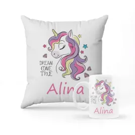zestaw-poduszka-kubek-prezent-unicorn-jednorozec-imie