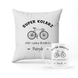 zestaw-poduszka-kubek-prezent-dla-kolarza-rowerzysty-rower-imie-rok