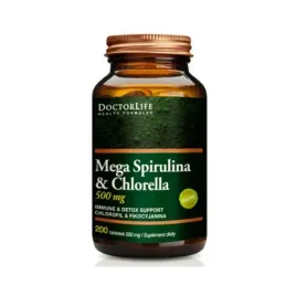 doctor-life-mega-spirulina-and-chlorella-500-mg-200-tabletek