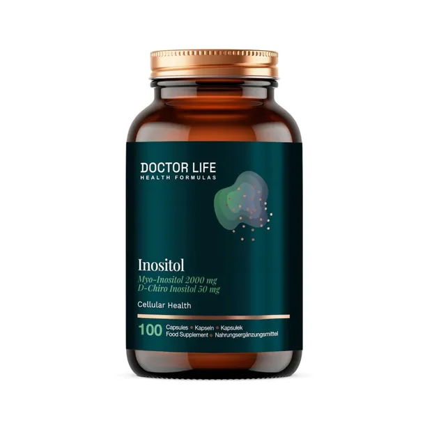 DOCTOR LIFE Inositol Myo-Inositol 2000mg 100 kapsułek