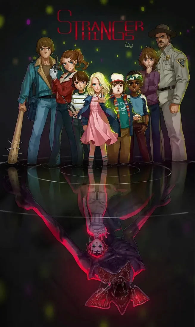 plakat-stranger-things-serial-60x40-cm
