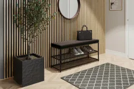 regal-na-buty-polki-100x30x46-cm-siedzisko-pufa-loft-do-przedpokoju