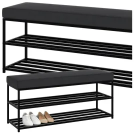 regal-na-buty-z-polkami-100x30x46-cm-siedzisko-pufa-loft-do-przedpokoju