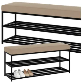 regal-na-buty-z-polkami-80x30x46-cm-siedzisko-pufa-loft-do-przedpokoju