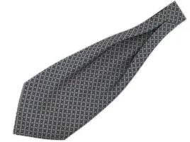 szary-fular-w-geometryczny-wzor-f186