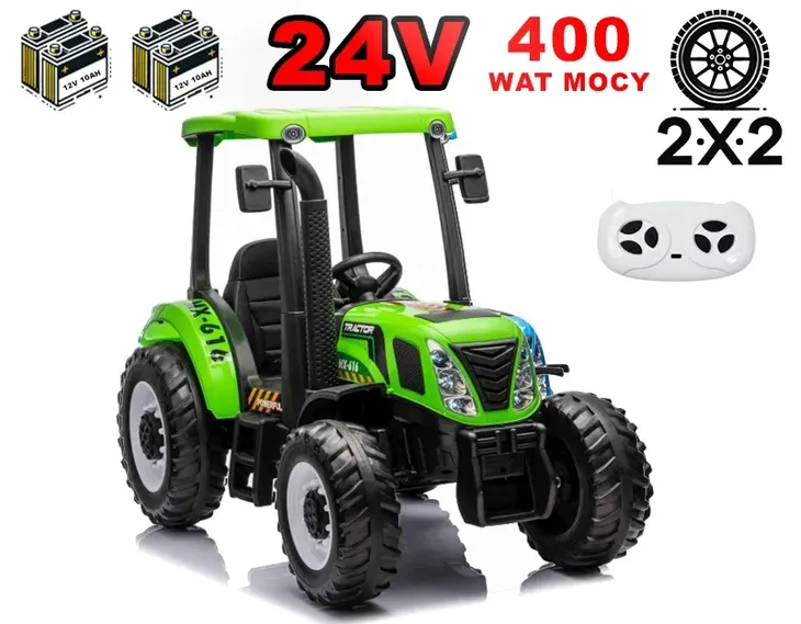 Olbrzymi Traktor MX-616 Na Akumulator Z Pilotem 24 V, 400 W/A011-24