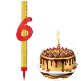 fontanna-tortowa-6-urodziny-cyfra-czerwono-zloty-18-cm