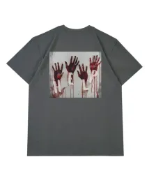 koszulka-meska-luzna-help-mroczny-motyw-horror-grafitowy-xl