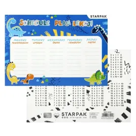 plan-lekcji-z-tabliczka-mnozenia-a5-dino-starpak-494352