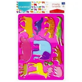 szablon-plastikowy-zwierzaki-18x26-starpak-164367