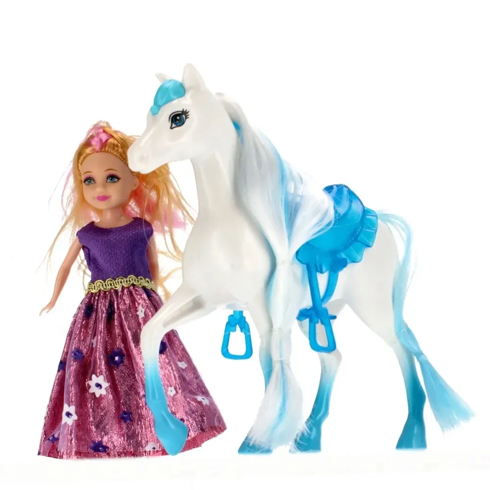 konik-plus-lalka-15-cm-mega-creative-459386-stan-nowy