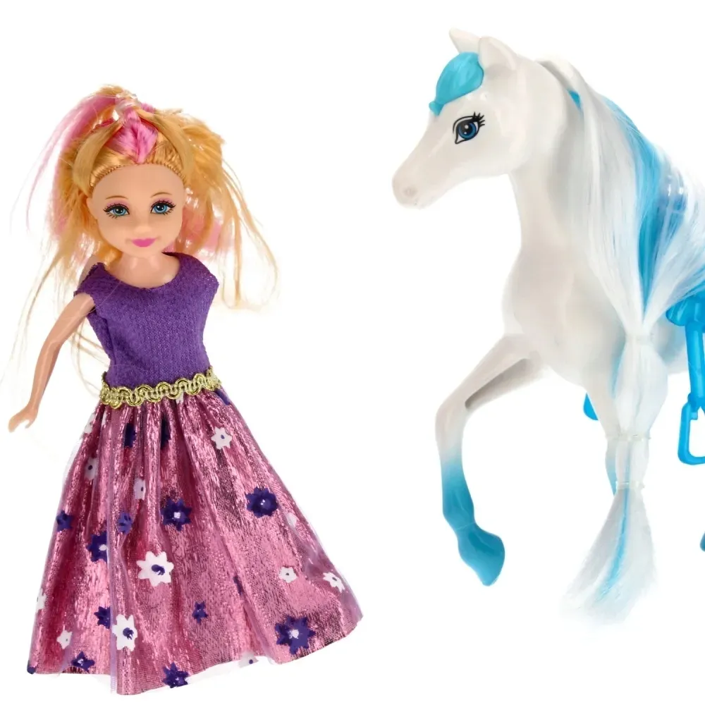 konik-plus-lalka-15-cm-mega-creative-459386