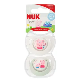 nuk-smoczek-uspokajajacy-silikonowy-6-18m-star-peppa-pig-op-2-szt-10176335