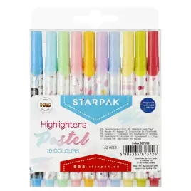 zakreslacz-10-kolorow-pastel-starpak-507199