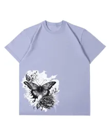 koszulka-damska-luzna-motyl-i-roza-elegancka-grafika-lawendowy-l
