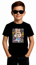 t-shirt-koszulka-dziecko-nadruk-prezent-chlopak-labubu-128-134-przod-w759