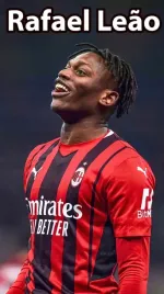obraz-na-plotnie-canvas-pilkarski-ac-milan-rafael-leao-70x50-cm