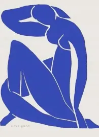 obraz-na-plotnie-canvas-henri-matisse-blue-nude-kobieta-retro-70x50