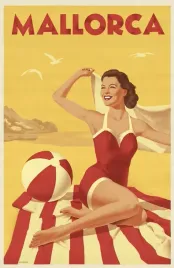 obraz-na-plotnie-canvas-majorka-hiszpania-vintage-70x50-cm-obraz-1