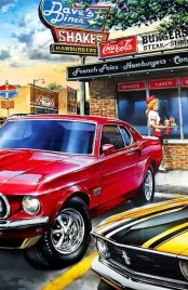 obraz-na-plotnie-canvas-u-s-route-66-vintage-retro-art-90x60-4