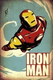 obraz-na-plotnie-canvas-iron-man-vintage-retro-art-90x60-cm-2