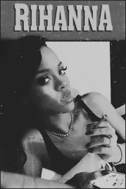 obraz-na-plotnie-canvas-rihanna-vintage-retro-art-90x60-4