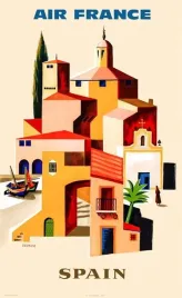 hiszpania-obraz-na-plotnie-canvas-vintage-retro-art-90x60-podroze