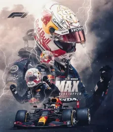 obraz-na-plotnie-canvas-max-verstappen-formula-1-red-bull-100x70-cm