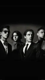 obraz-na-plotnie-canvas-arctic-monkeys-zespol-muzyczny-rock-100x70